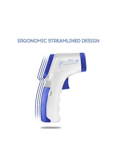 Maiyame Ev İçin Alman Sensörlü Inframerahat Termometre - Kulak/alın Sıcaklığı, 1 Saniye Ölçüm, 0.2 C Hassasiyet, Pil Yok, Rastgele Desen