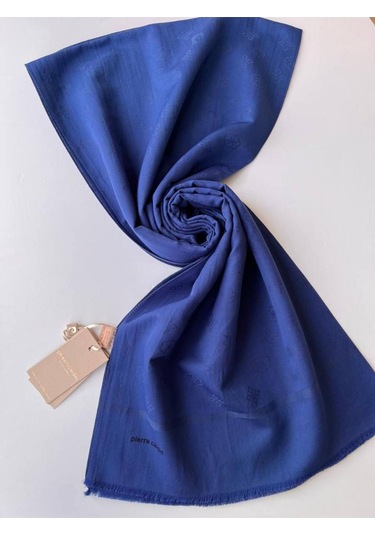 Saks Mavi Pierre Cardin Cotton Şal Saks Mavisi