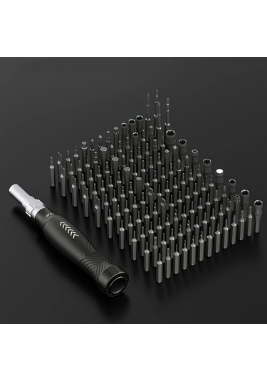 Xuweiwei Jm 8183 145 Parça Hassas Tornavida Seti Kılıflı Taşınabilir Çok Fonksiyonlu Tamir Alet Seti Ev Dıy Ve Noel Hediyesi