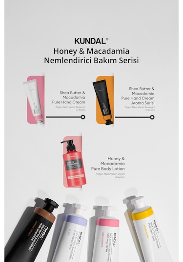 Yoğun Nem Veren Besleyici El Kremi Kundal Shea Butter&macadamia Pure Hand Cream 50ml Cherry Blossom