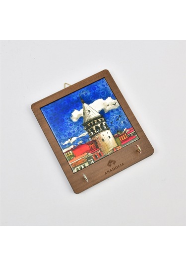 Anadoliamağazacılık Galata Kulesi Seramik Dekoratif Askılık Diğer