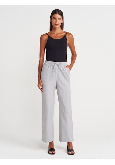 Dilvin 72144 Pijama Pantolon-gri Gri