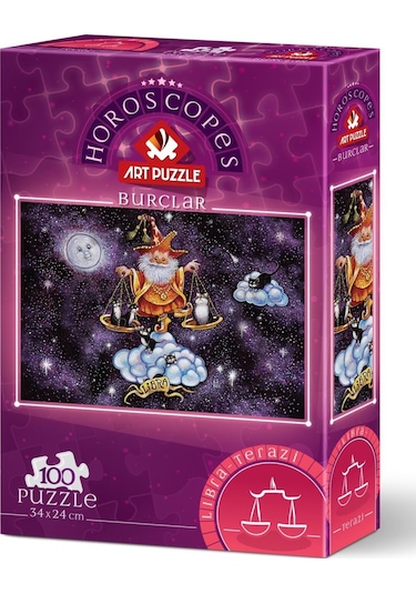 Terazi Burcu 100 Parça Puzzle