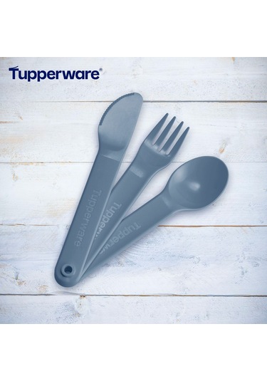 Kaşık Bıçak Çatal Mavi Servis Seti Mavi