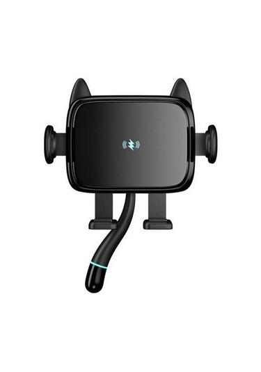 Besthome1 15w Hızlı Şarjlı Otomatik Açılır Kapanır Araç Telefon Tutucu Siyah Siyah