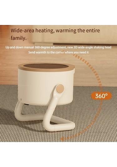 Trendooze Taşınabilir Masaüstü Isıtıcı: Kompakt Fanlı Model