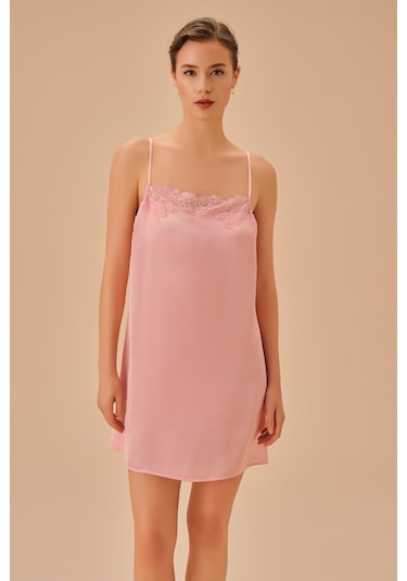 Suwen Sapphire Gecelik St4380613077 Pembe