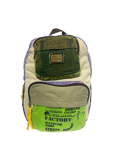 Kaliteli Tek Bölmeli Vintage Disayn Günlük Sırt Gezi Okul Seyahat Çantası Jannie Bag 27 Cm X 40 Cm Yeşil