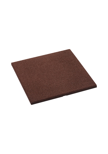 Hasrubber Kauçuk Zemin 50x50x2 Cm Kırmızı/kiremit Rengi
