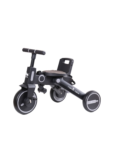 Merkür Bebe Falky 7in1 Katlanabilir Üç Tekerlekli Bebek ve Çocuk Bisikleti Yeşil