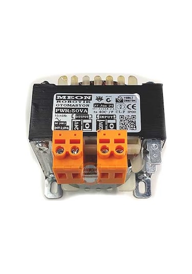 50va 220/24v Ac Monofaze İzolasyon Trafosu