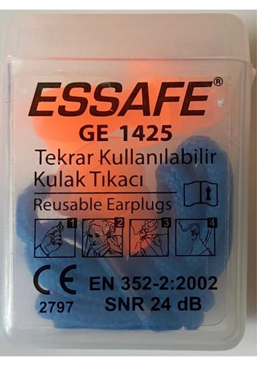 Essafe GE-1425  Kordonlu Kulak Tıkacı