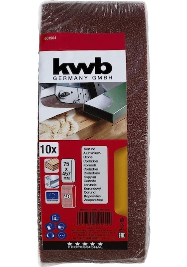 Kwb Bant Zımpara 75x457 40 Kum 10lu 49901904