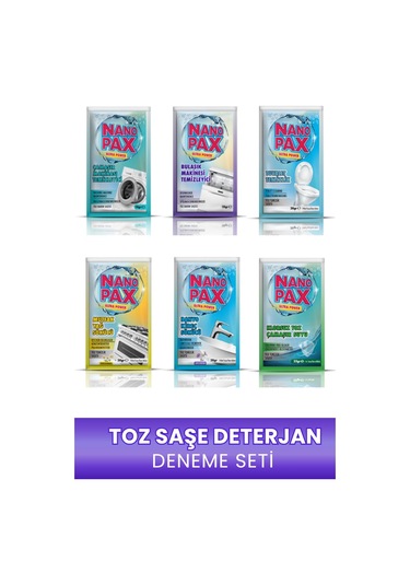 Nanopax Ultra Toz Saşe Temizlik Seti 6 Adet Saşe 6'lı Set