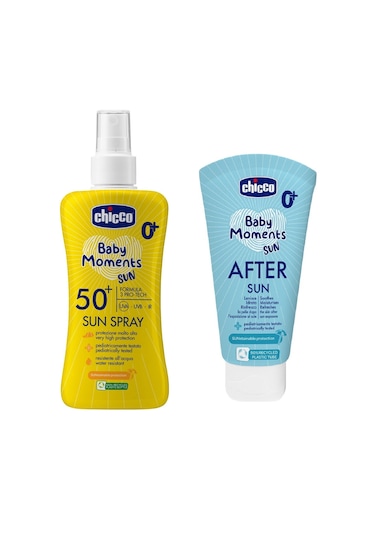 Chicco Güneş Kremi Spf 50+ 150 Ml & Güneş Sonrası Kremi 150 Ml