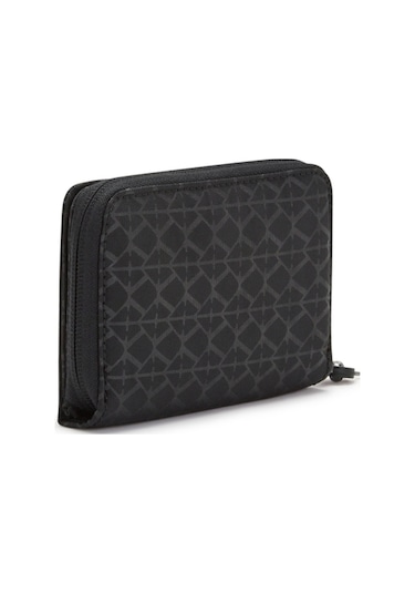 Kipling Kıplıng Money Love Cüzdan Orta Boy Siyah Sıgnature Emb Siyah