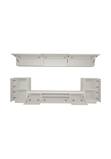 Decoraktiv Trendstyle 9 Slm Tv Ünitesi Tv Sehpası Beyaz