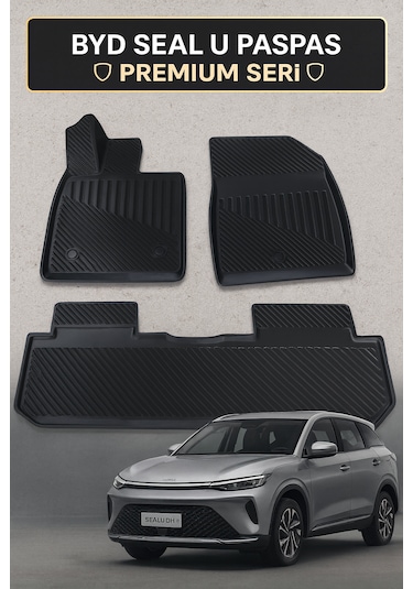Byd Seal U Dm-i 2024 Sonrası Uyumlu 3d Kauçuk Oto Paspas