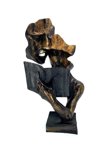 Kitap Okuyan Çift Biblo (500972232)