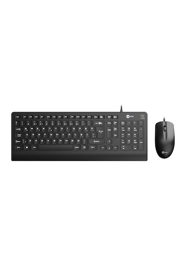 Lecoo CM103 USB Kablolu Türkçe Q Klavye & Mouse Set