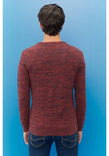 Lee Erkek Bordo Kazak Bordo