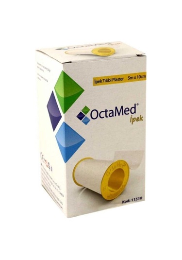 Octamed 11510 Tıbbi Ipek Plaster 5 M x 10 CM