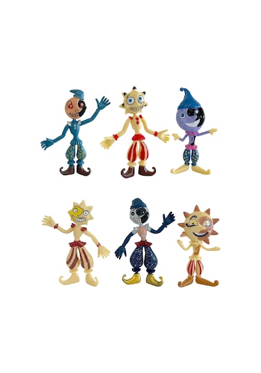 Sundrop Moondrop Freddy Cosplay Five Nights At Freddys Karakter Oyuncak Seti
