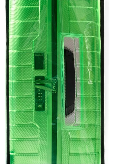 Trink Çanta Şeffaf Valiz Ve Bavul Kılıfı Neon Renk Pvc Neon Yeşil
