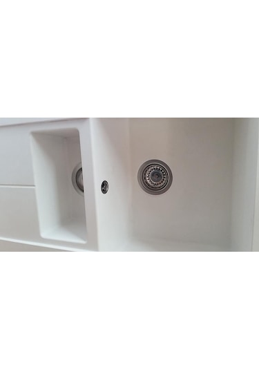 Dominox Granit Eviye Sifonu Takımı 1.5Göz TekaFranke Blonco Sifo