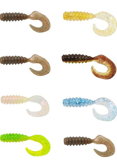 Hanfish Gurt 6cm Silikon Yem - Mix 3 7 Renk