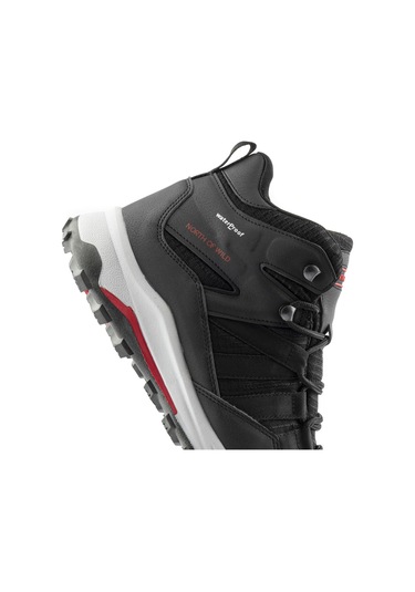 Damon Su Geçirmez Erkek Bot - Sıyah Kırmızı 001