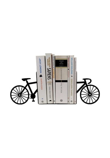 Bisiklet Desenli Kitap Tutucu Bycle Kitaplık Kitap Desteği