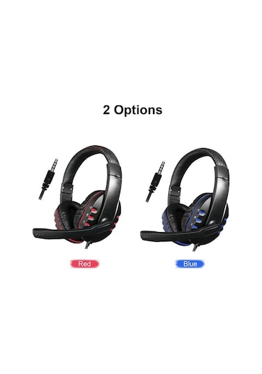 Fastbuy Kubıte T-997 Mikrofonlu Oyun Kulaklığı, 40mm Hoparlör, Ses Kontrolü, Siyah-kırmızı, 1.8m Kablolu