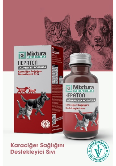 Mixtura Pharma Hepaton Kedi Ve Köpek Karaaciiğer Destekleyici Sıvı