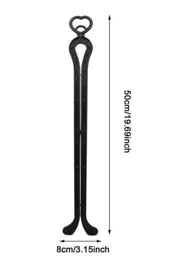 Homyl Bot Şekillendirici Standı Ekran Ayakkabı Şekil Tutucu Siyah