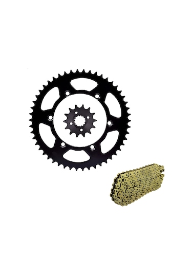 Yamaha MT 09 - Tracer 900 Zincir Dişli Seti Oringli Gold Zincir Supermoto