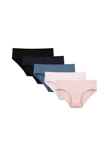 5'li Kadın Külot 318101 Siyah