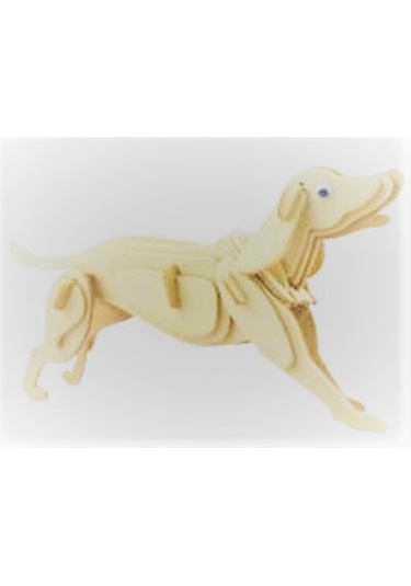 3d Ahşap Köpek Maketi Puzzle