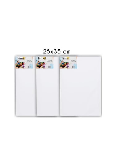 Temel 25x35 Cm 3 Lü Tuval