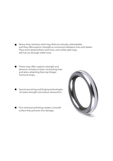 MSO Olta Balıkçılık Paslanmaz Çelik Solid Ring Halka Jig Asist