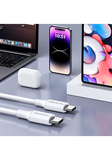 Npo CTC02 60 W 20 CM Tpe Type-C To Type-C Hızlı Şarj Ve Data Kablosu