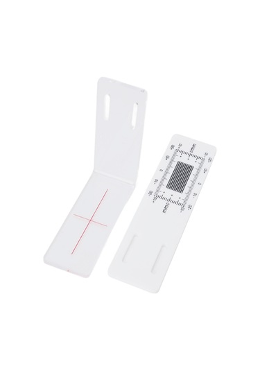 Hangfox Yapı Duvarı Çatlaklarını İzleyici, Akrilik Ve Abs Malzeme, 1mm Ölçek, Kolay Kurulum, Çatlak Gelişimini Takip Etme Aracı