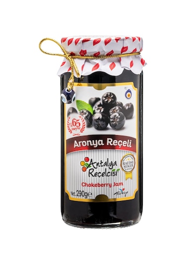 Antalya Reçelcisi Aronya Reçeli 290g Rafine Şeker İlavesiz