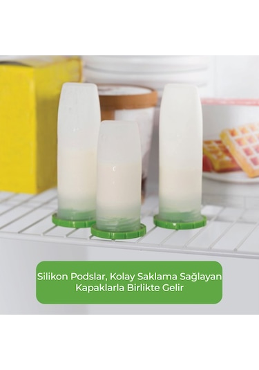 Playtex Pods Anne Sütü Saklama Kapları, 118ml, 6'lı Paket