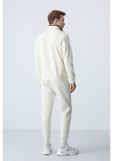 Tommy Life Hugo Bej Jogger Erkek Eşofman Takım - 85198 Bej