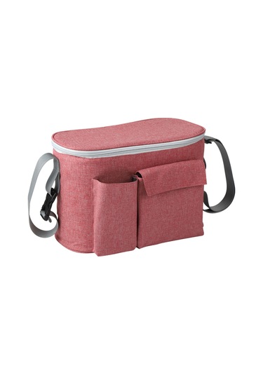 Dianziye Anne Bebek Dışarı Çıkış Torbası - Su Geçirmez Isı Yalıtımlı - Çok Fonksiyonlu Organizatör - Boyutlu Bölmeler Ve Çift Cep - Özellikli Kemerli - Kırmızı Kırmızı