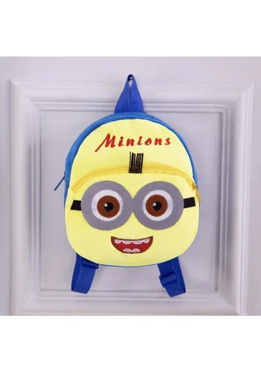 Minions Peluş Sırt Çantası 22 Cm-2037 Altın