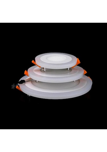 Çift Renkli Led Panel Mavi-Beyaz 6+3W Iki Renkli Spot Lamba
