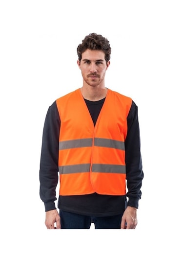 Ikaz Yeleği Turuncu, Işçi Tip Ikaz Yeleği