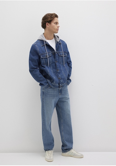 Mavi - Brandon 90lar Vintage Koyu Mavi Jean Ceket 0112808-90839 Koyu Mavi